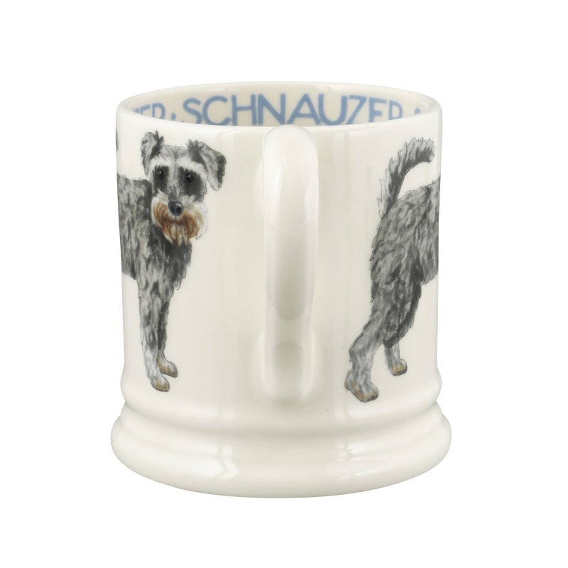 Emma Bridgewater - Half Pint Mug (300ml/1/2pt) - 9.3x8.2cms - Dogs - Schnauzers