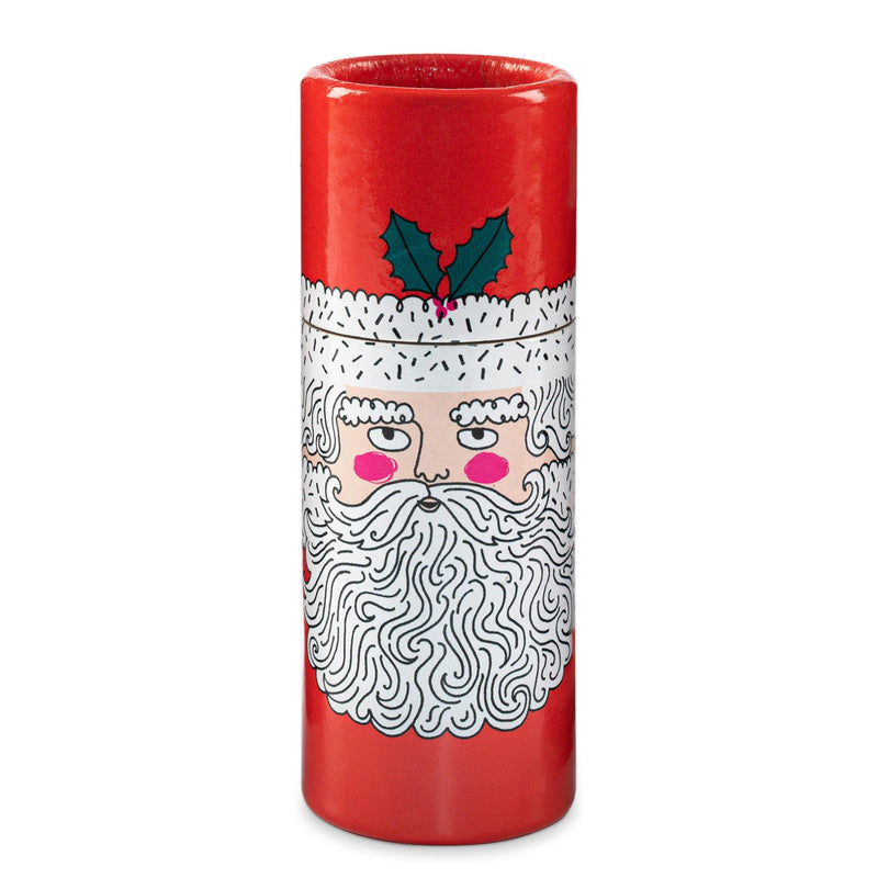 Father Christmas Match Cylinder (CM001) - 45 Luxury Safety Matches - Archivist