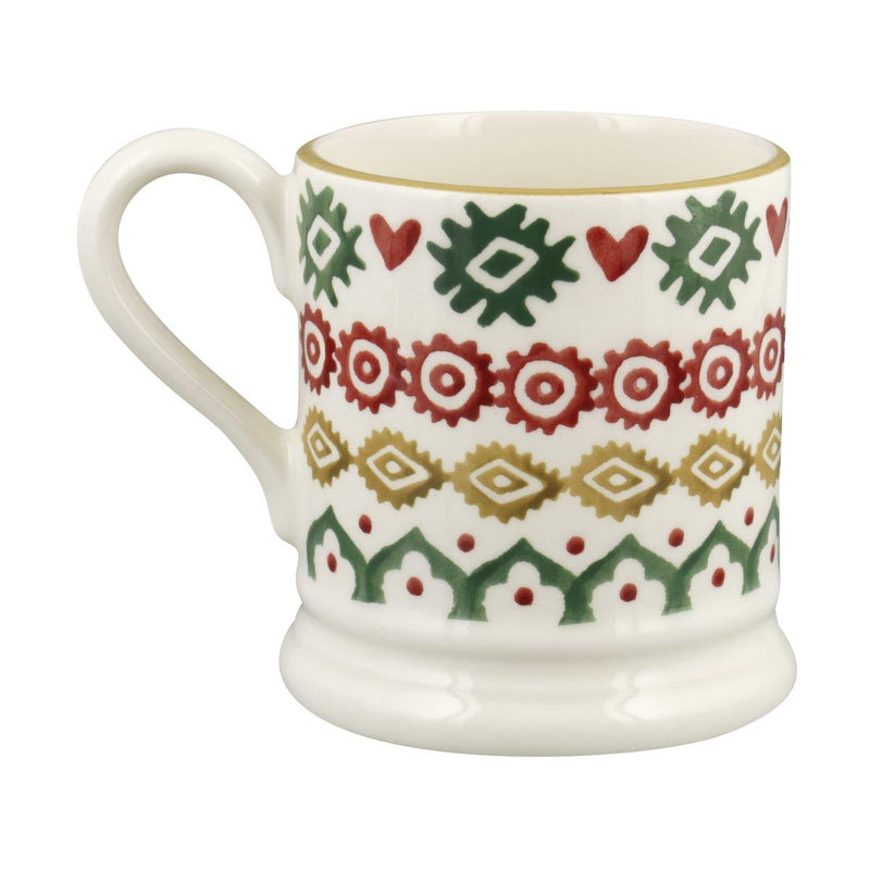 Emma Bridgewater - Half Pint Mug (300ml/1/2pt) - 9.3x8.2cms - Christmas Joy