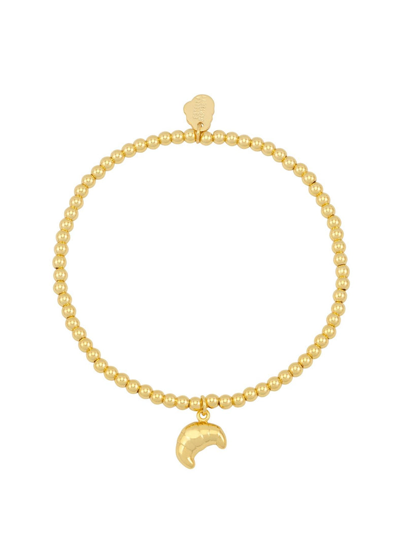 Croissant Charm Sienna Bracelet - Gold Plated - Let&