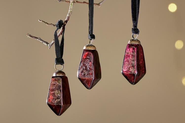 Ratnam Baubles - Ruby Red - Set of 4 - RB5401 - Nkuku