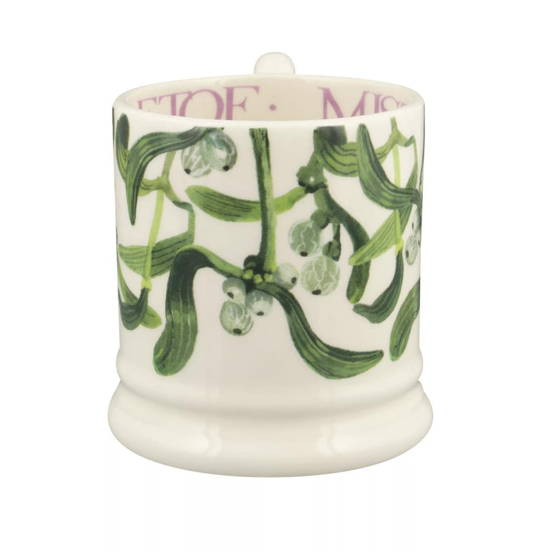 Emma Bridgewater - Half Pint Mug (300ml/1/2pt) - 9.3x8.2cms - Flowers - Mistletoe