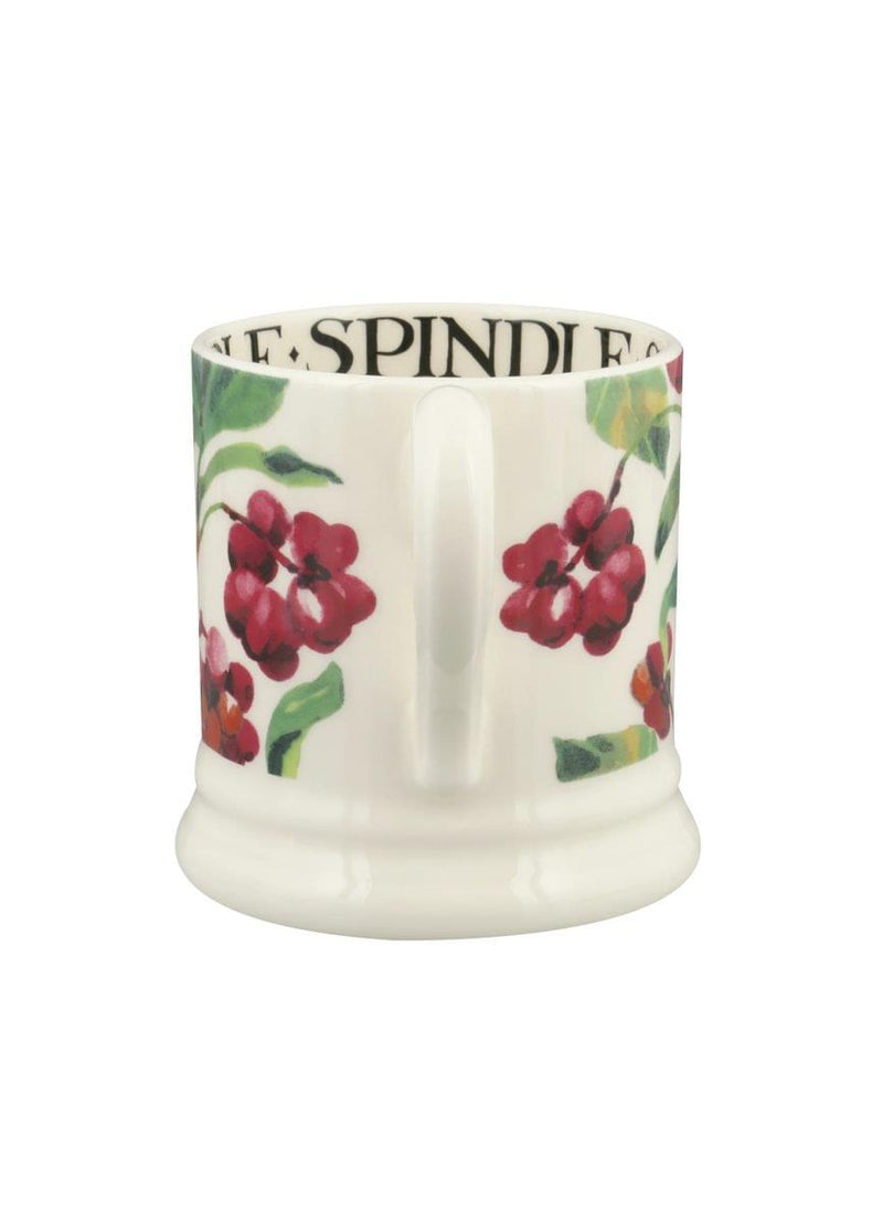 Emma Bridgewater - Half Pint Mug (300ml/1/2pt) - 9.3x8.2cms - Trees & Leaves - Spindle