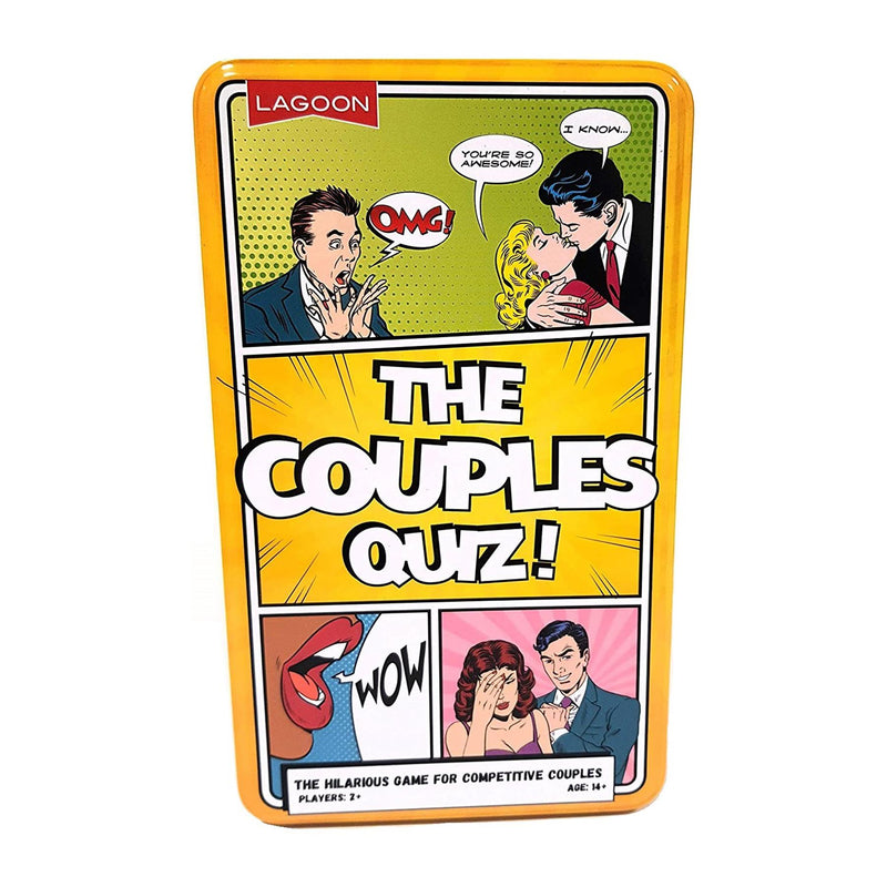 The Couples Quiz Game In A Tin - The Hilarious Game For Competitive Couples