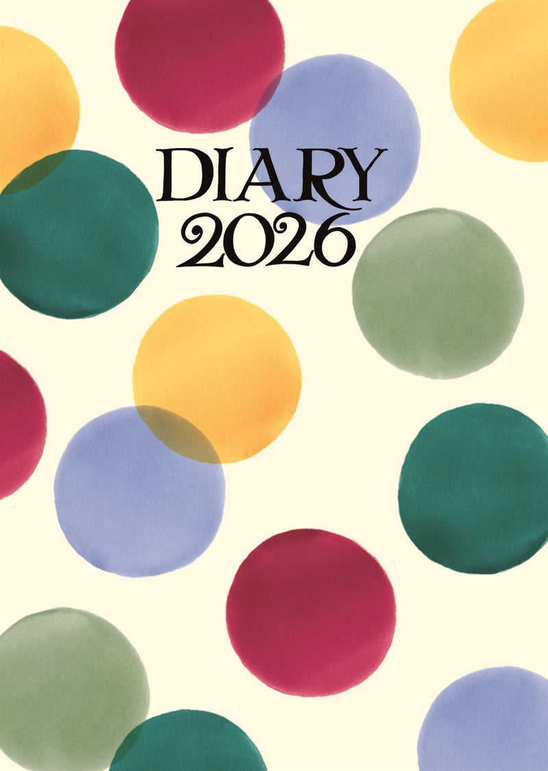 Emma Bridgewater - 2026 A6 Week To View Diary - Big Polka Dots