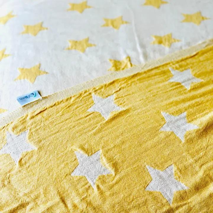Stars Hammam Large Towel - Turmeric Yellow - Ailera - 90 x 160cms