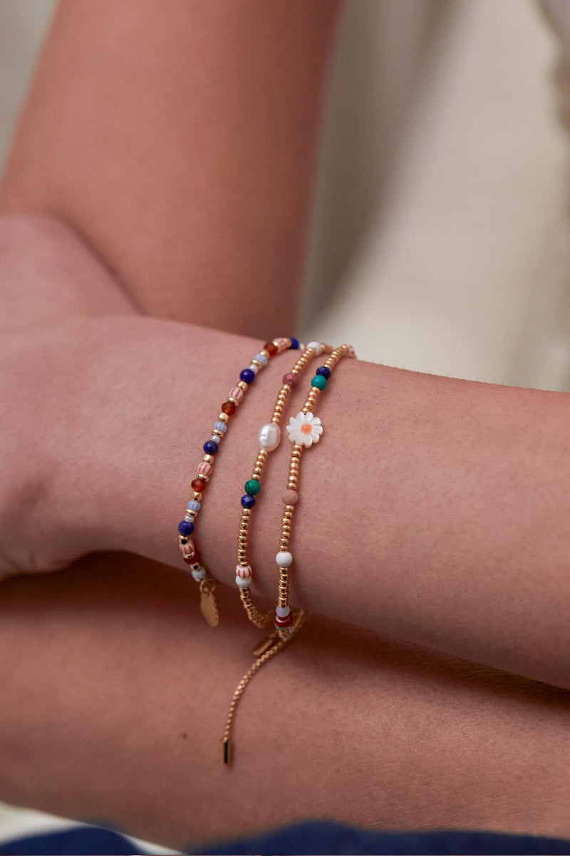 Amelia Bracelet - Mixed Coloured Glass - One Of A Kind - Estella Bartlett