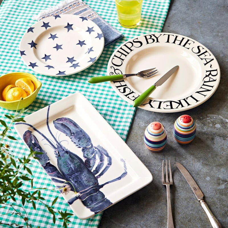 Emma Bridgewater - 8.5 inch Breakfast/Lunchtime Plate - Blue Stars