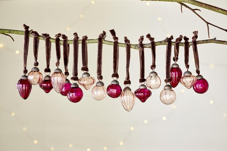 Adisa Baubles Jar - Ruby & Copper - Set of 16 - AJ1401 - Nkuku