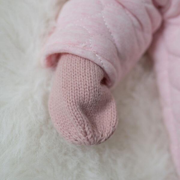 Baby Wooly Hat & Mittens Set - Woodland Mushrooms & Hedgehog - 0-12 Months - Ziggle