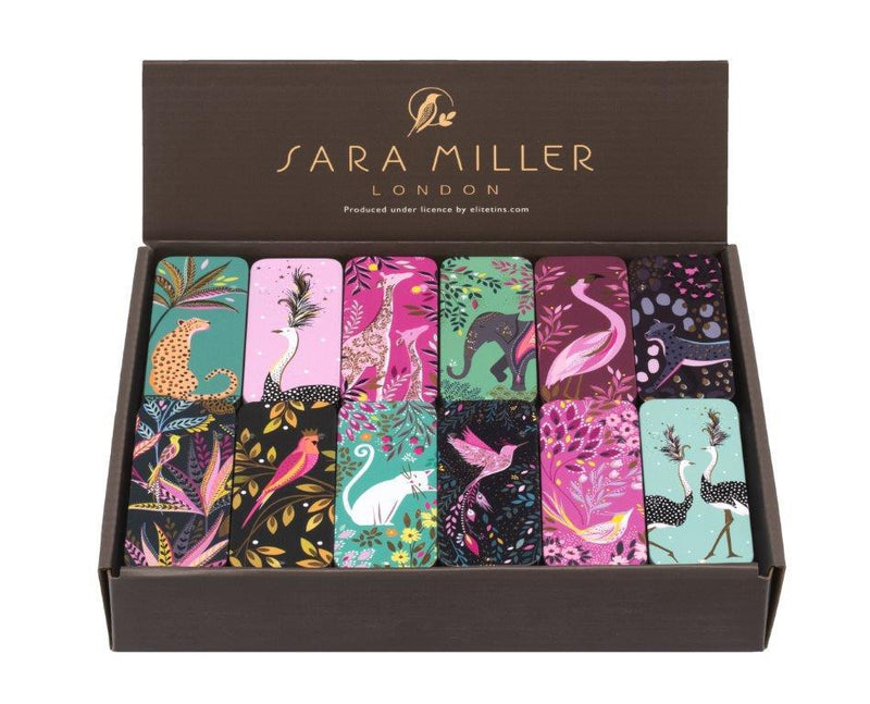 Sara Miller - Christmas Slip/Slide Lid Pocket Tins with Mini Mints - Sold Individually