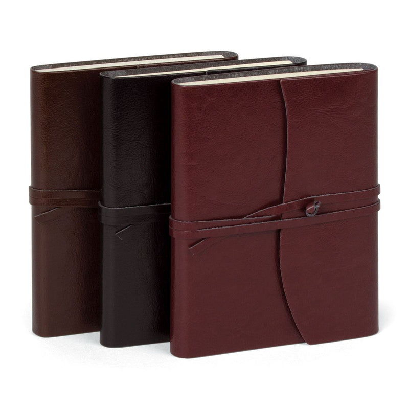 Cavallini - Leather Handbound Toscana Journal - Available in 3 Colours - 5x7ins - 256 lined pages