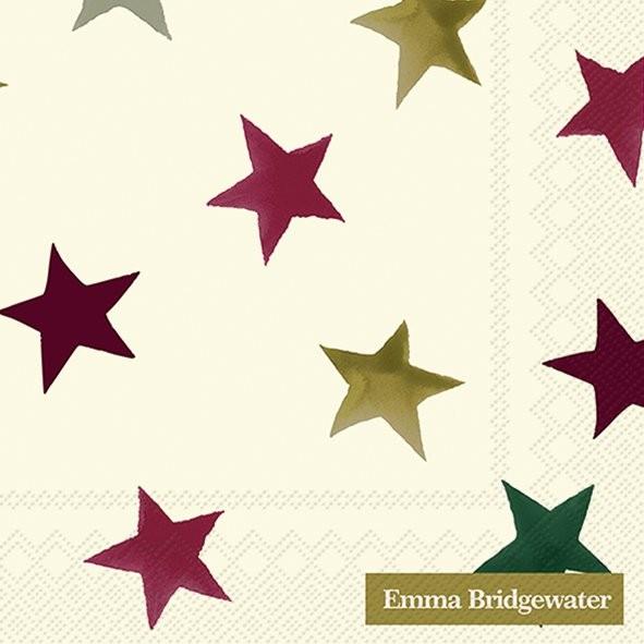 Emma Bridgewater - 20 x Cocktail Napkins/Serviettes - 25 x 25cms - Christmas/Fairy Lights