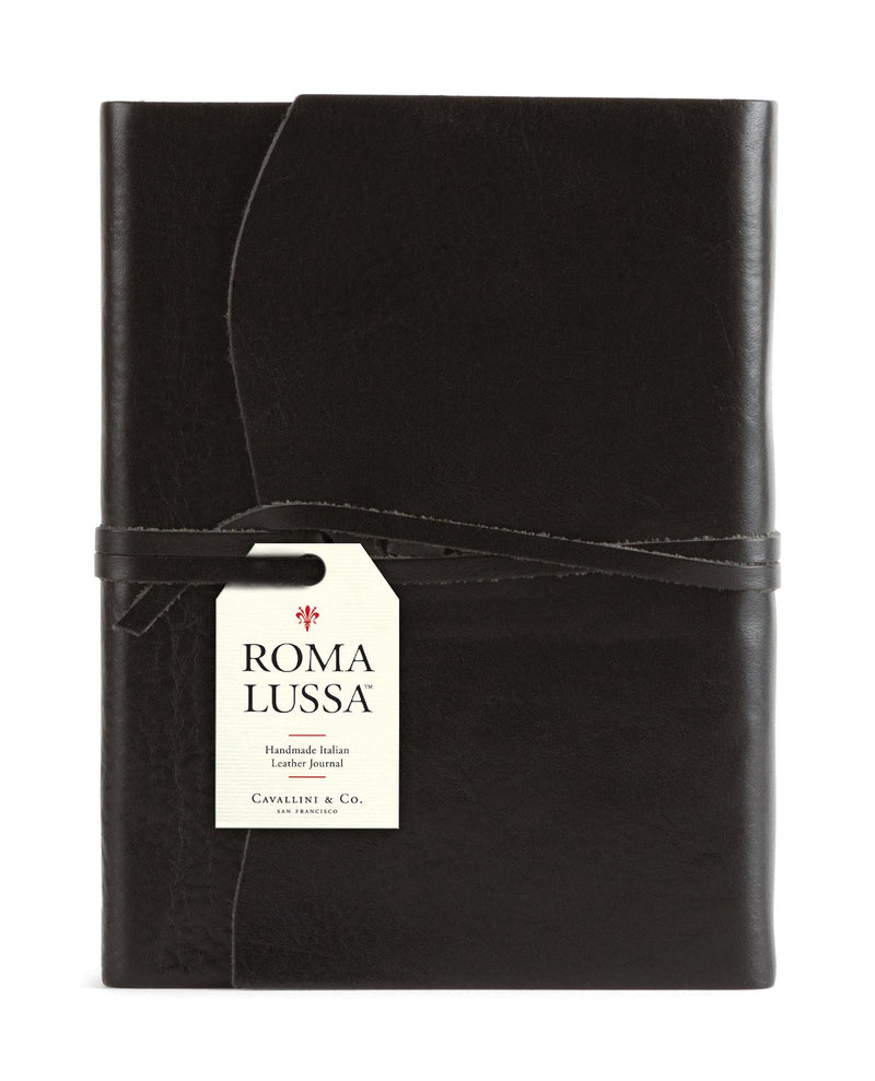 Cavallini - Leather Softbound Roma Lussa Journal - 5 Colour Options - 5x7ins - 416 pages