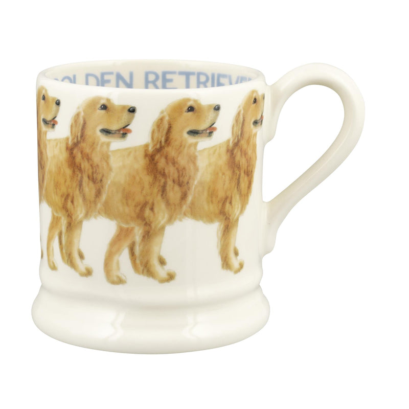 Emma Bridgewater - Half Pint Mug (300ml/1/2pt) - 9.3x8.2cms - Dogs - Golden Retrievers