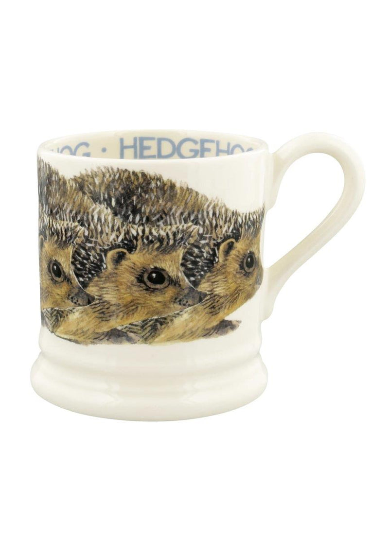 Emma Bridgewater - Half Pint Mug (300ml/1/2pt) - 9.3x8.2cms - Small Creatures - Hedgehogs
