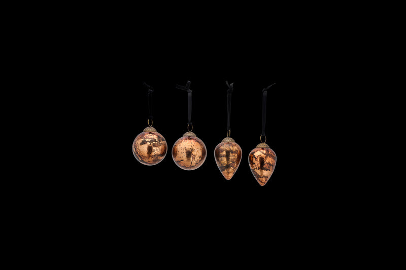 Jalshara Baubles - Antique Copper - Set of 4 - JB4101 - Nkuku