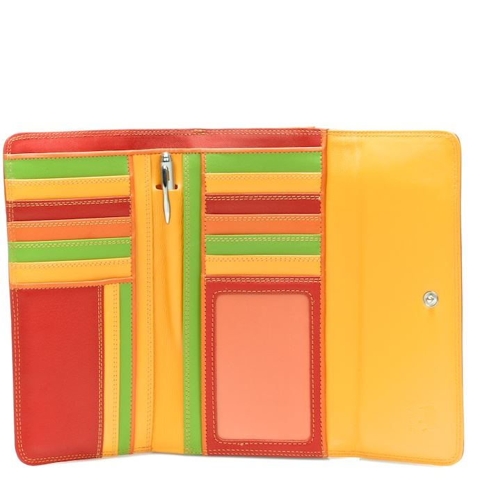 Leather Tri-Fold Wallet With Outer Zip Purse 269 - MyWalit - Jamaica