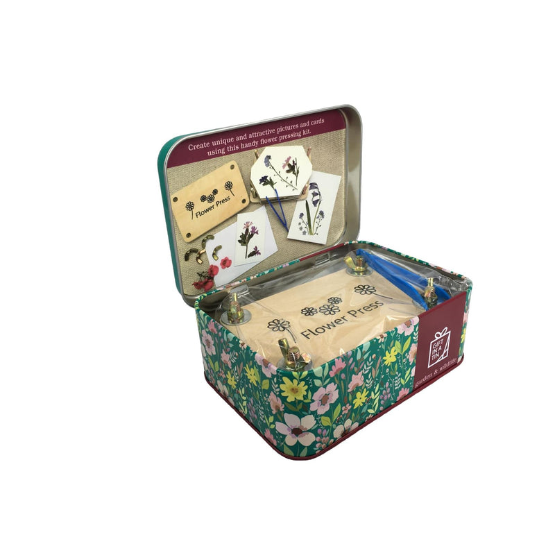 Apples To Pears - Garden & Wildlife - Gift In A Tin - Flower Pressing Kit