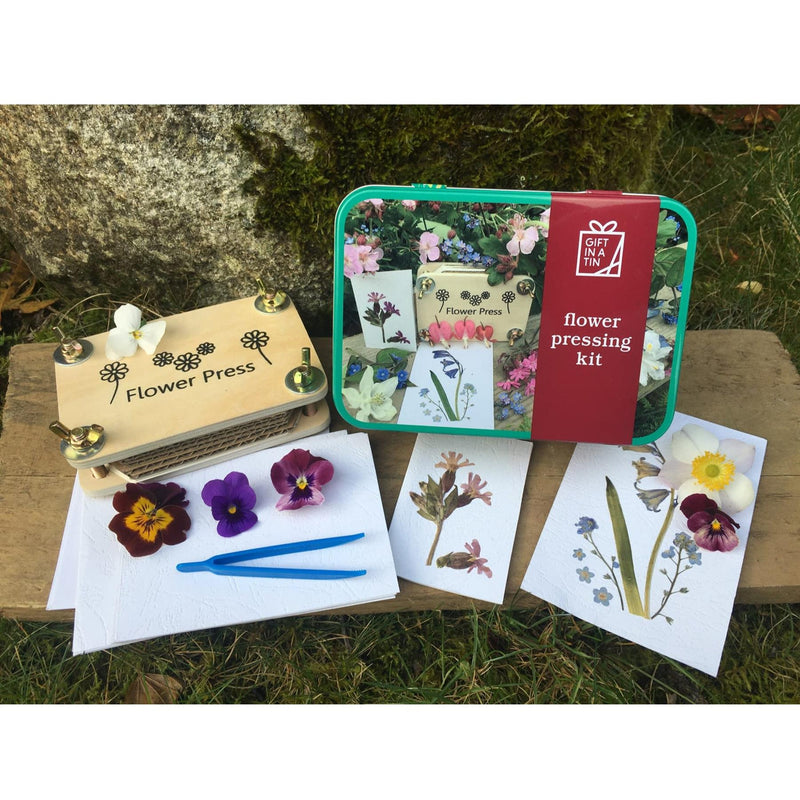 Apples To Pears - Garden & Wildlife - Gift In A Tin - Flower Pressing Kit