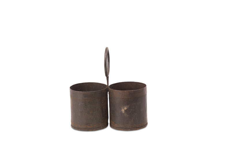Dendi Storage Pots - Varies (Reclaimed) - Small 24 x 22 x 11cms - Nkuku