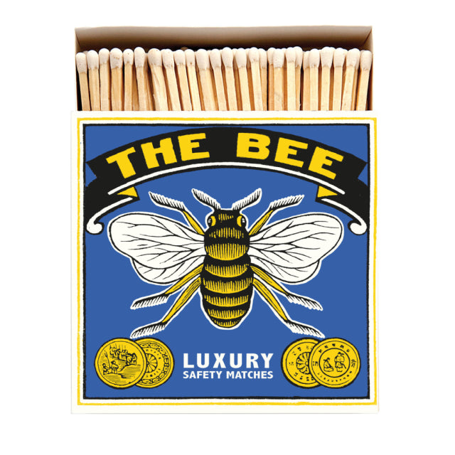 The Bee (B201) - 125 Luxury Safety Matches - Archivist