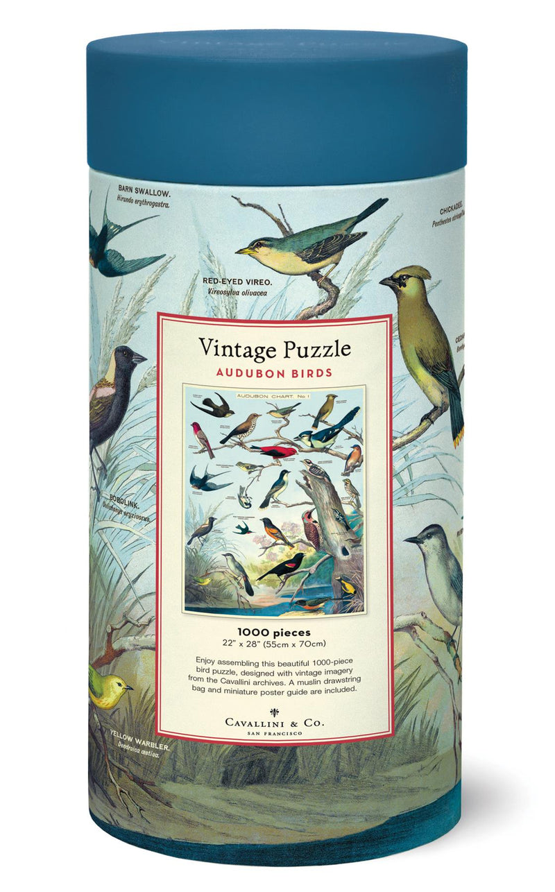 Cavallini - Vintage Jigsaw Puzzle - 1000 Pieces - 55x70cms - Audubon Birds