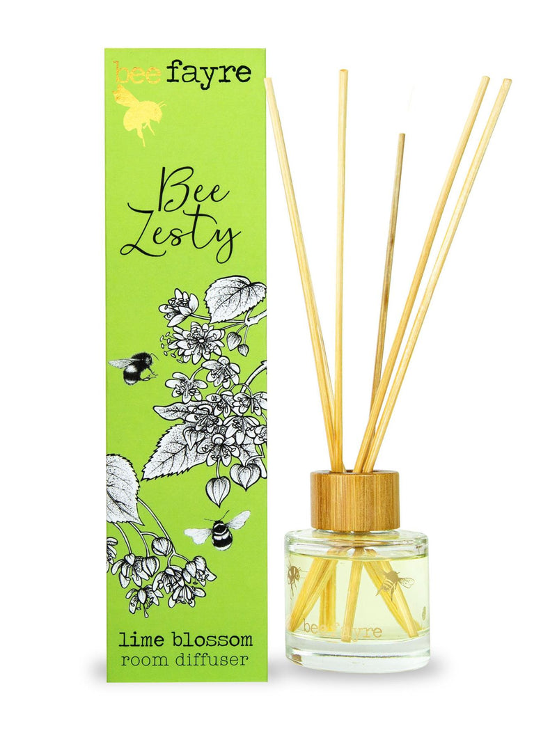 Beefayre - Bee Zesty - Lime Blossom - Room Diffuser 50ml - Alcohol Free/Vegan Friendly