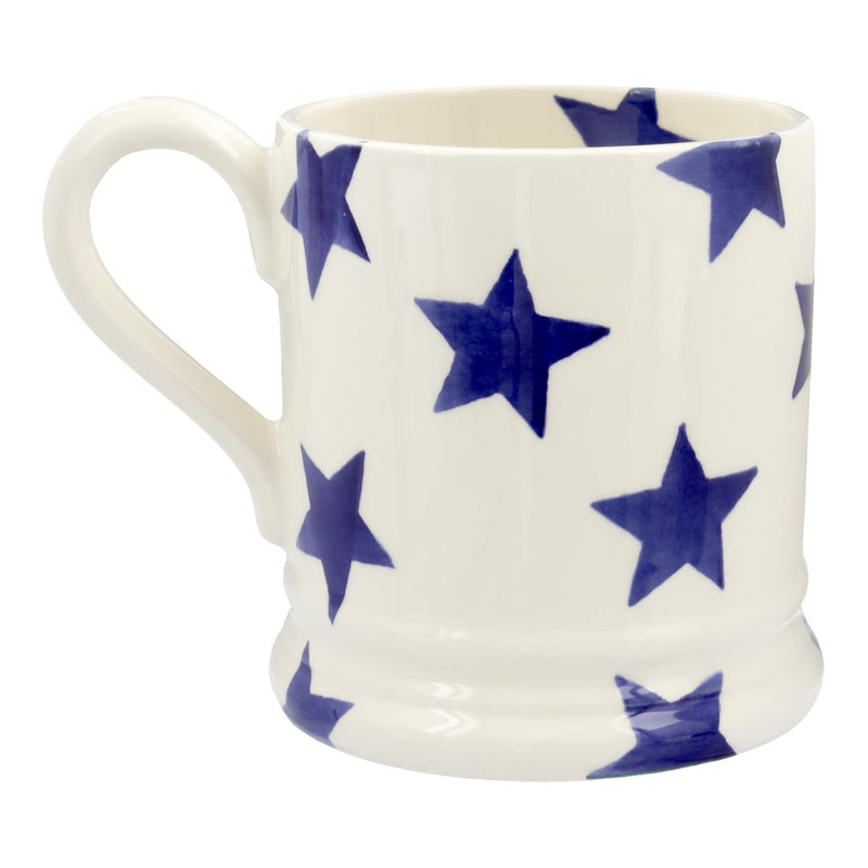 Emma Bridgewater - Half Pint Mug (300ml/1/2pt) - 9.3x8.2cms - Blue Stars - Starry Skies