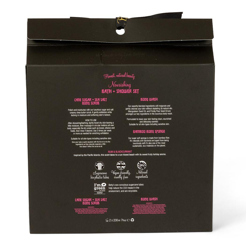 Bettyhula - Body & Shower Gift Set - Rum & Blackcurrant 200ml