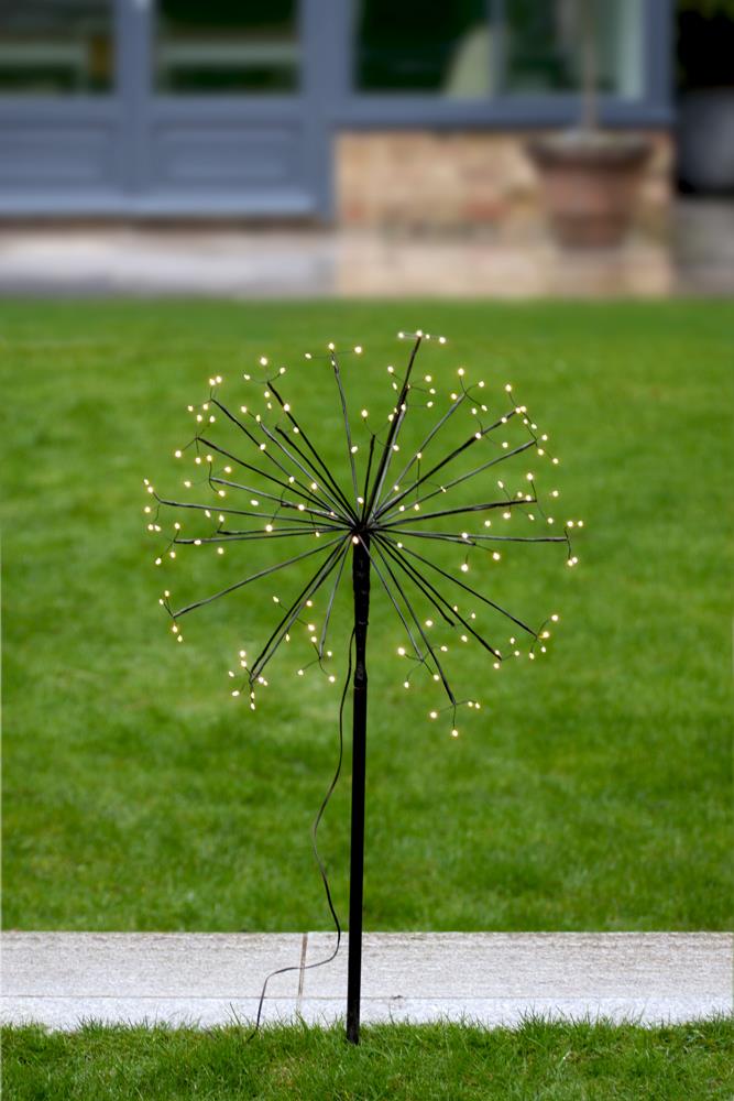 Solar Dandelion - 120 LED/45cms Diameter Outdoor Stake Light - Sold Individually