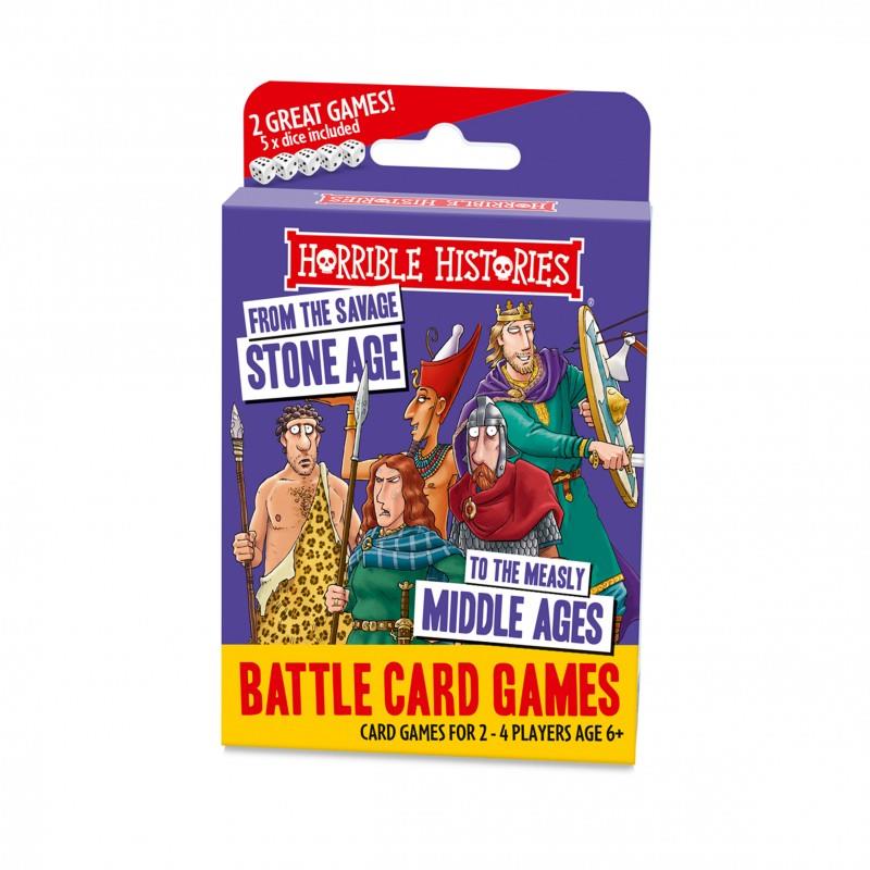 Horrible Histories - Battle Card Games - Savage Stone Age to Measly Middle Ages