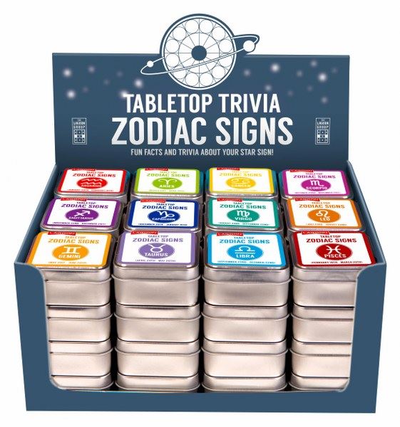 Lagoon -Table Top Trivia - Zodiac Signs - Fun Facts & Trivia About Your Star Sign - Sold Inidvidually