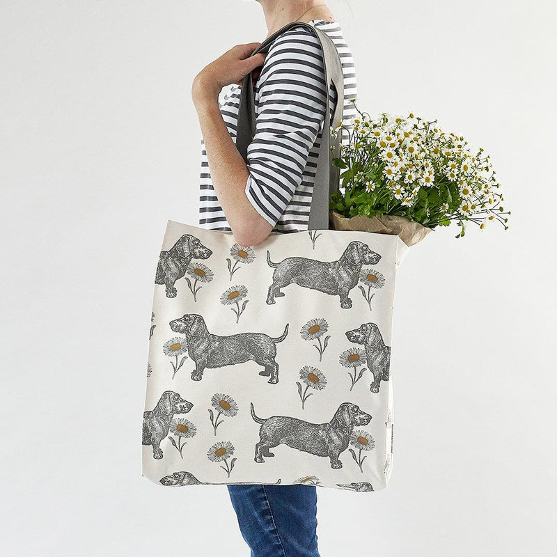 Thornback & Peel - 100% Cotton Tote Shopping Bag - 40x37x11cms - Dog & Daisy