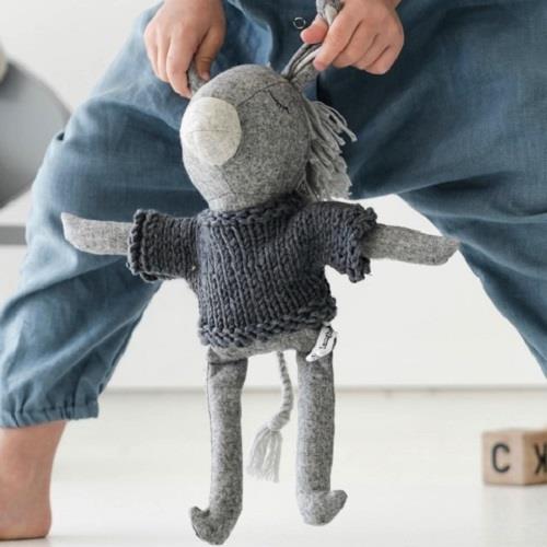 Oscar The Donkey - 35 cm Softie - and the little dog laughed