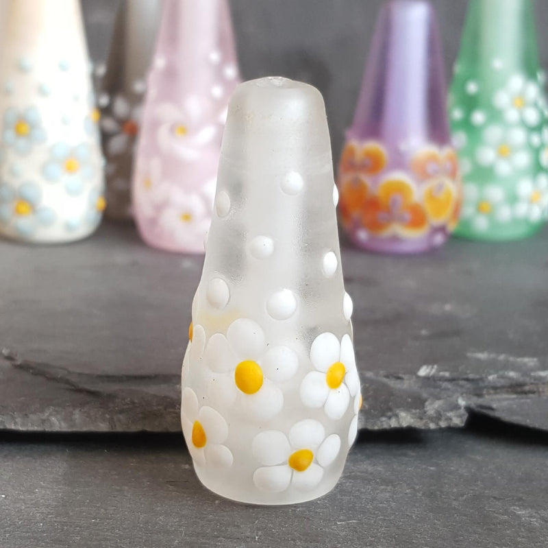 A Little Trinket - Handmade Lampwork - Light/Fan/Blind Pull - Floral Collection by Anna Tillman