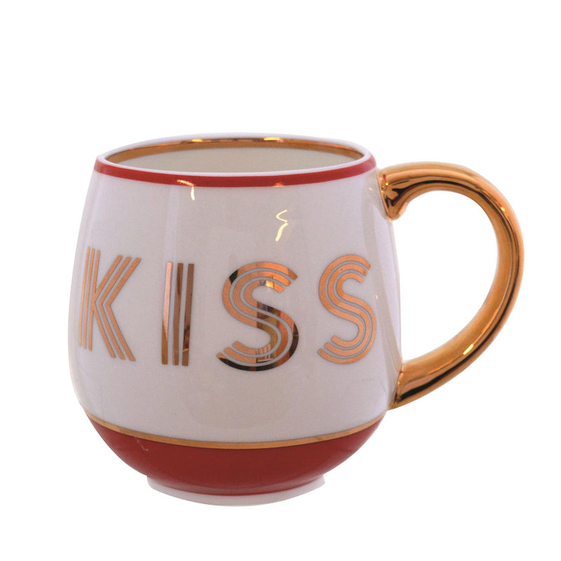 Bombay Duck - KISS - Cherry Red - Small Talk Library Mug