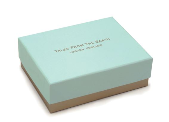 Sterling Silver Bon Voyage Token - Tales From The Earth - Presented In Pale Blue Gift Box - Perfect Gap Year/Traveller Gift