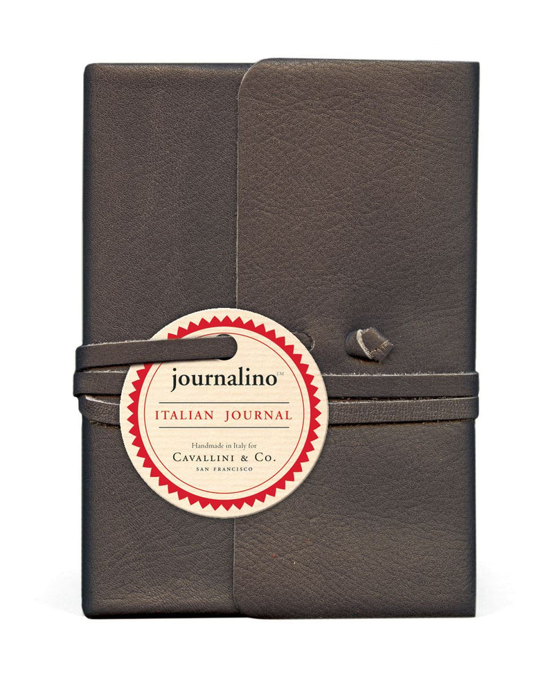 Cavallini - Leather Journalino - 4 Colour Options - Medium - 4x5.25ins - 352 pages