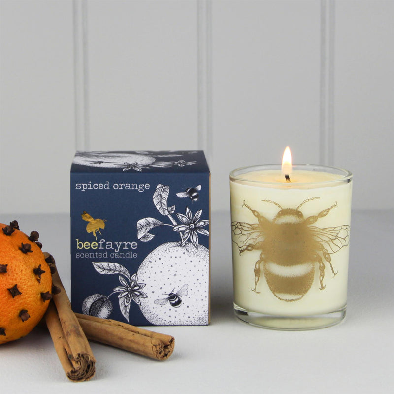 Beefayre - Bee Jolly - Spiced Orange - Large Scented Candle - 20cl/50hours