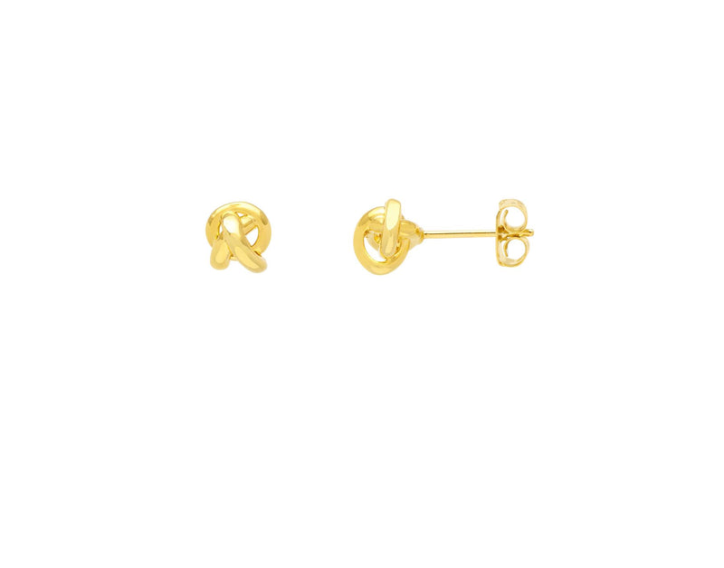 Knot Stud Earrings - Gold Plated - Estella Bartlett