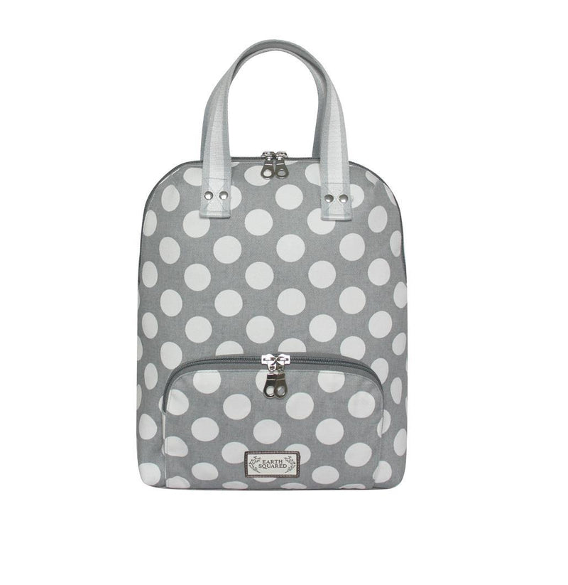 Earth Squared - Canvas Alice Backpack - Spots - Grey - 31x31x8cms