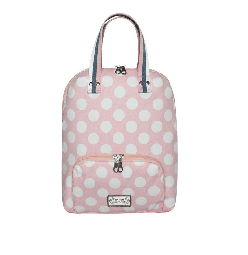 Earth Squared - Canvas Alice Backpack - Spots - Pink - 31x31x8cms