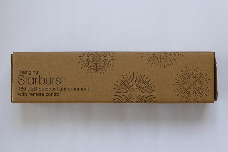 Remote Control Starburst - 160 LED Indoor/Outdoor Lights - Battery Powered - Choose From 3 Colours