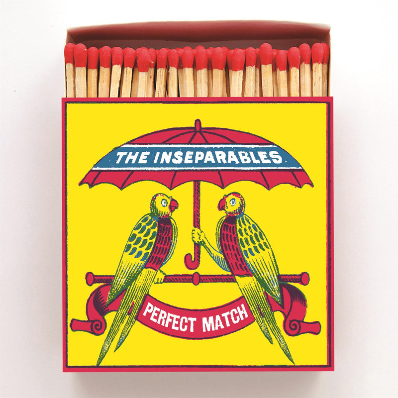 The Inseparables (B40) - 100 Luxury Safety Matches - Archivist