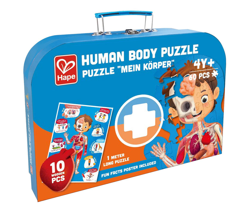 Hape - Human Body Jigsaw Puzzle - 60pcs/100x50cms