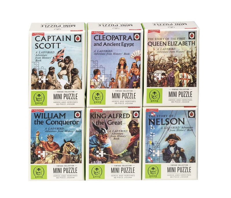 Ladybird Vintage Collection Mini Jigsaw Puzzle - Heros & Heroines 88 Piece Jigsaw - Sold Individually