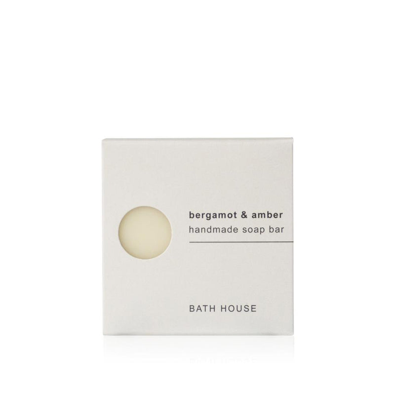 Bath House - Bergamot & Amber - Handmade Cleansing Soap Bar 100g
