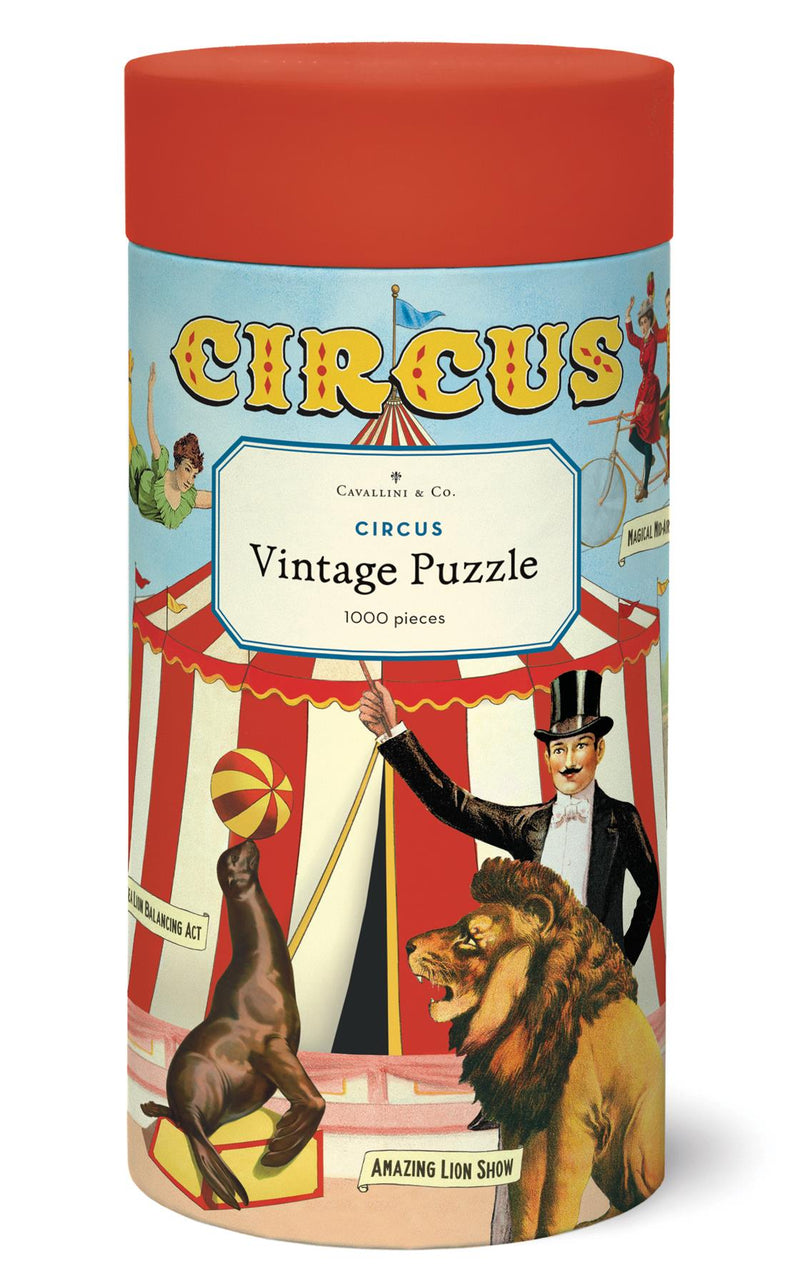 Cavallini - Vintage Jigsaw Puzzle - 1000 Pieces - 55x70cms - Circus