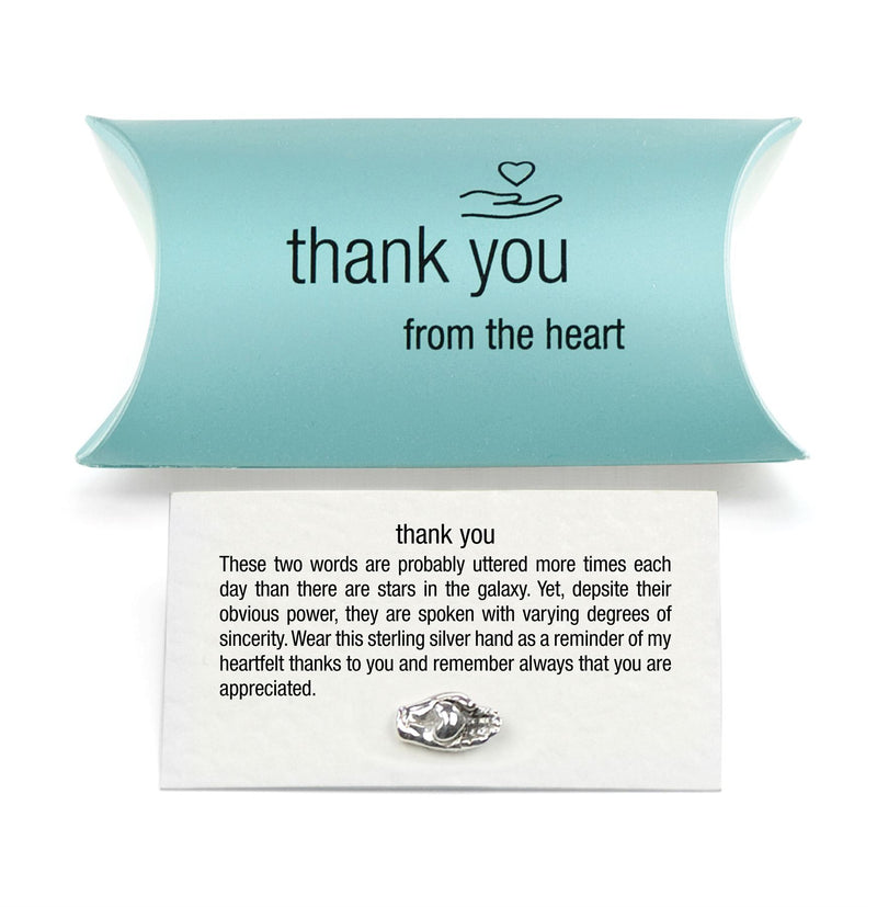 Sterling Silver Thank You - Tales From The Earth - Pillow Pack - Perfect Teacher Gift